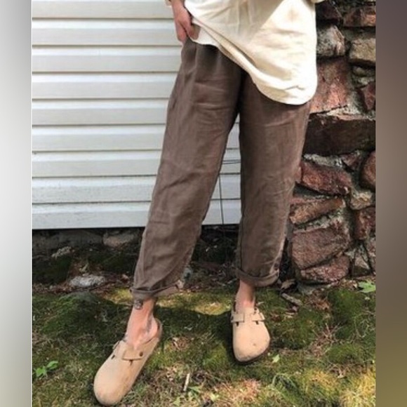 NWT Authentic Birkenstock Boston Soft Bed Oiled Leather in Tobacco Brown - Picture 11 of 16